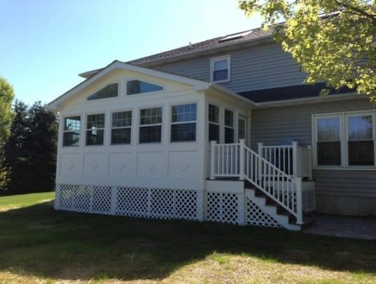 Sunroom addition on a home in Skippack, PA.